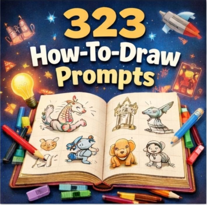 323 How-To-Draw Prompts